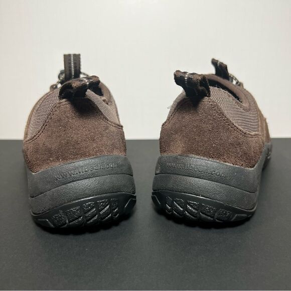 Womens LL BEAN Brown Suede Drawstring Slip On Shoes / Size 8 Medium - Picture 5 of 9